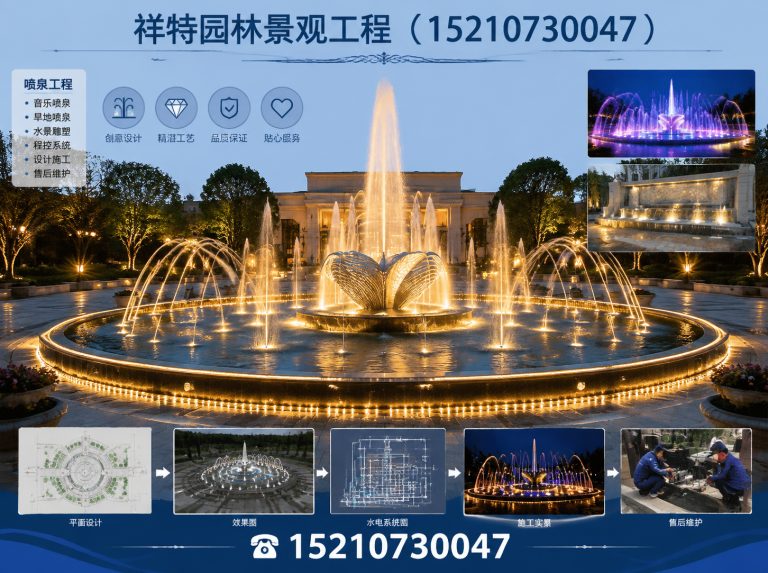 河北景区喷泉展示图