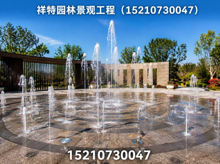 河北旱地喷泉展示图